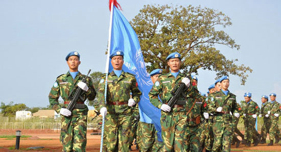 資料圖：中方將派遣700名官兵前往南蘇丹進(jìn)行維和。