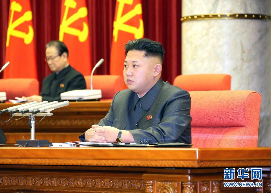 12月8日，在朝鮮平壤，朝鮮勞動黨第一書記金正恩出席并指導(dǎo)朝鮮勞動黨中央政治局?jǐn)U大會議。