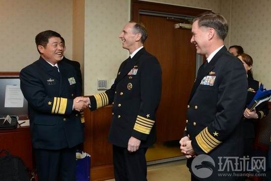解放軍海軍副司令訪美談及環(huán)太軍演。