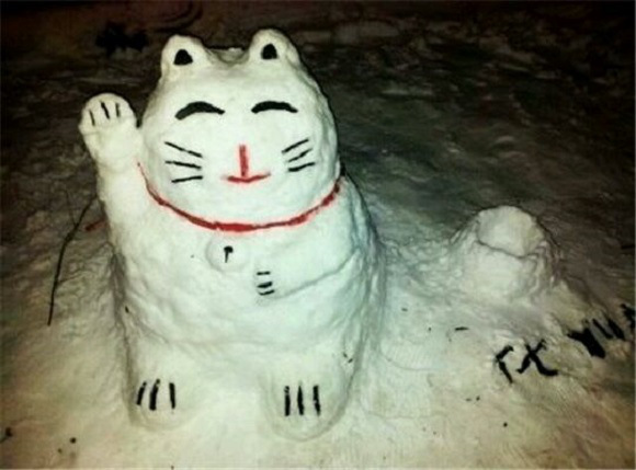 創(chuàng)意十足！日系列卡通雪人走紅